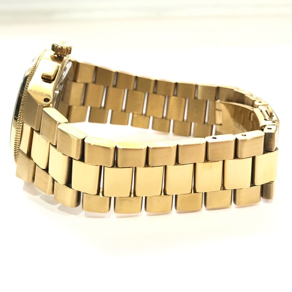 Michael Kors Ladies Gold Watch Chronograph - Picture 2 of 5